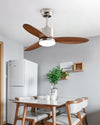 WOMO Mid Century Modern Ceiling Fan Lamp-WM5204 thumbnail
