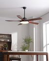 WOMO 5 Blade Modern Ceiling Fan Lamp - WM5206 thumbnail