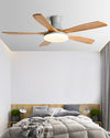 WOMO 5 Blade Low Profile Ceiling Fan Lamp - WM5208 thumbnail