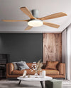 WOMO 5 Blade Low Profile Ceiling Fan Lamp - WM5208 thumbnail