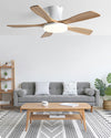 WOMO 5 Blade Low Profile Ceiling Fan Lamp - WM5208 thumbnail