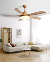 WOMO Modern Wood Ceiling Fan Lamp - WM5209 thumbnail