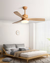 WOMO Modern Wood Ceiling Fan Lamp - WM5209 thumbnail
