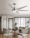 WOMO 6 Blade Large Ceiling Fan Lamp-WM5212 thumbnail