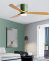 WOMO Modern Low Profile Ceiling Fan Lamp-WM5215 thumbnail