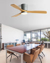 WOMO Modern Low Profile Ceiling Fan Lamp-WM5215 thumbnail