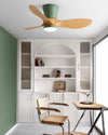 WOMO 3 Blade Small Ceiling Fan Lamp-WM5218 thumbnail