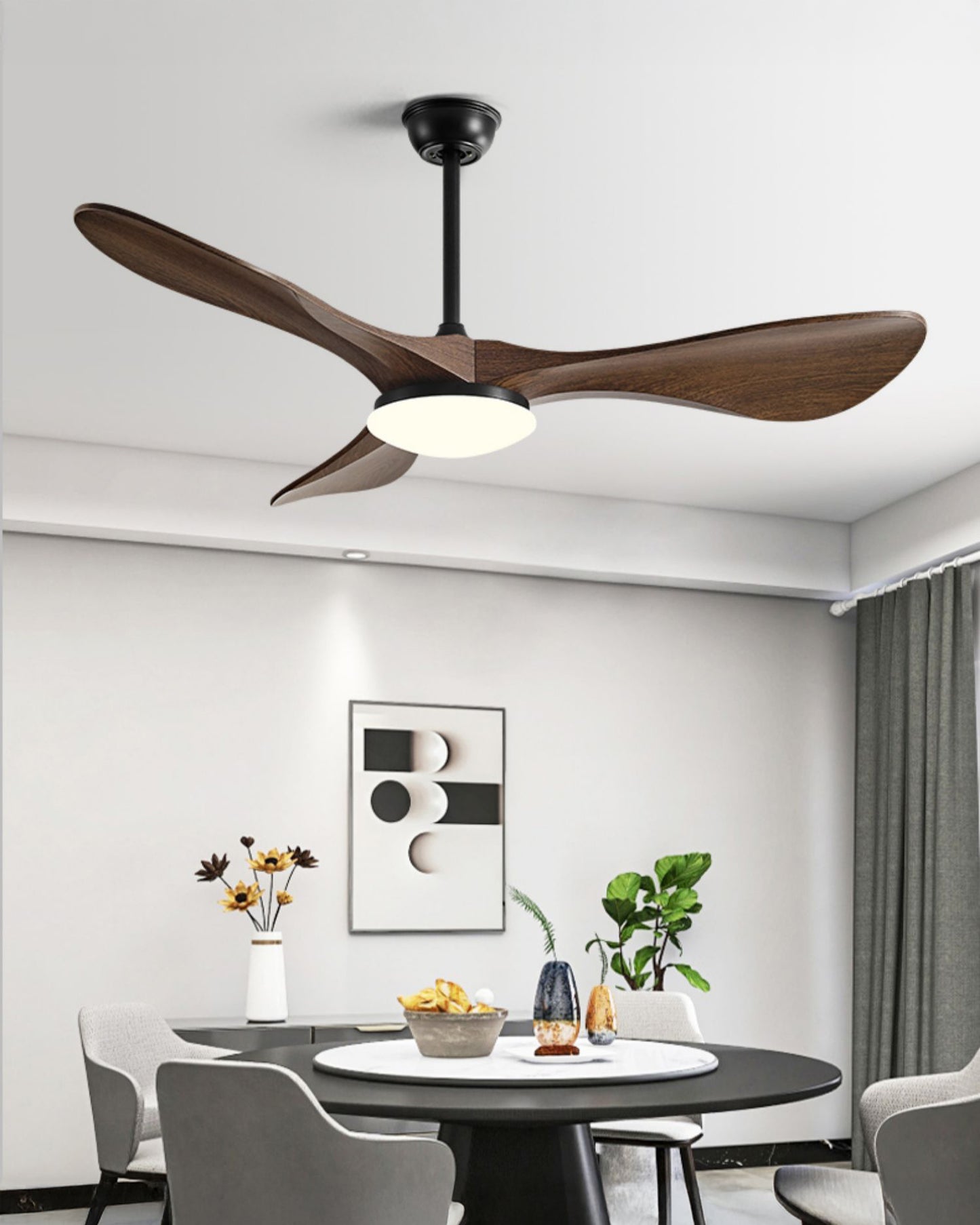 WOMO 52 Inch Modern Ceiling Fan Lamp-WM5224