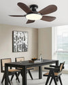 WOMO 5 Blade Low Profile Ceiling Fan Lamp-WM5226 thumbnail