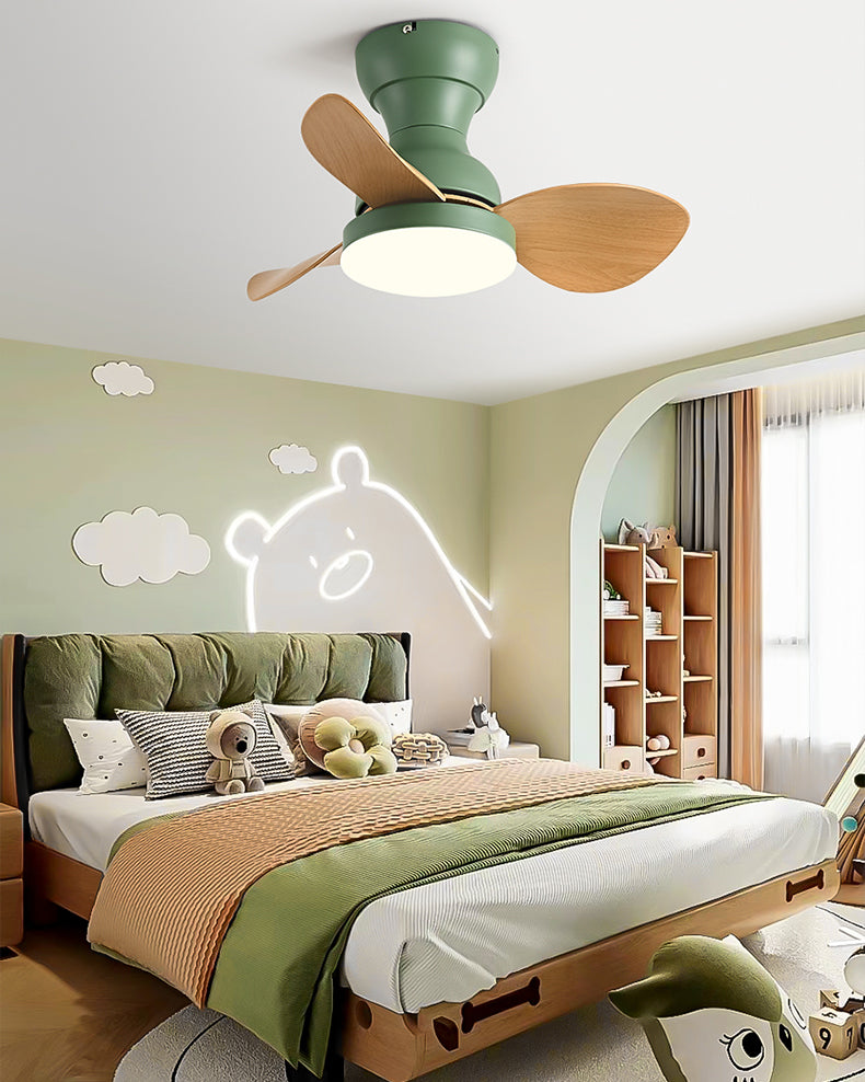 WOMO 22 Inch Small Low Profile Ceiling Fan Lamp - WM5229