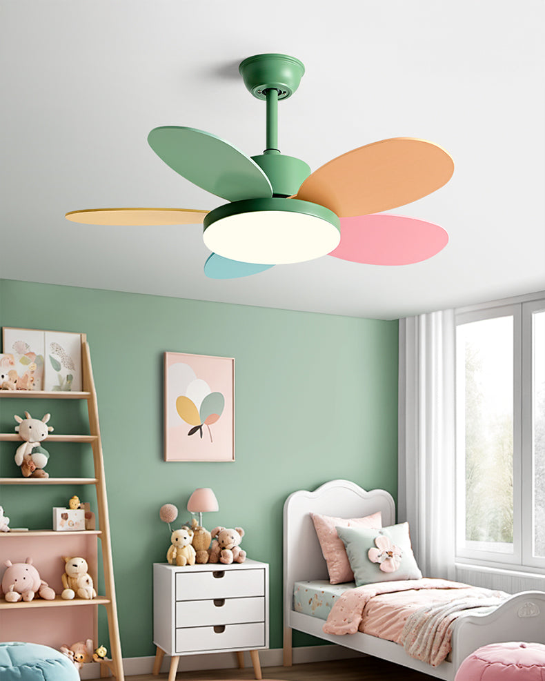 WOMO 5 Blade Children Ceiling Fan Lamp - WM5235