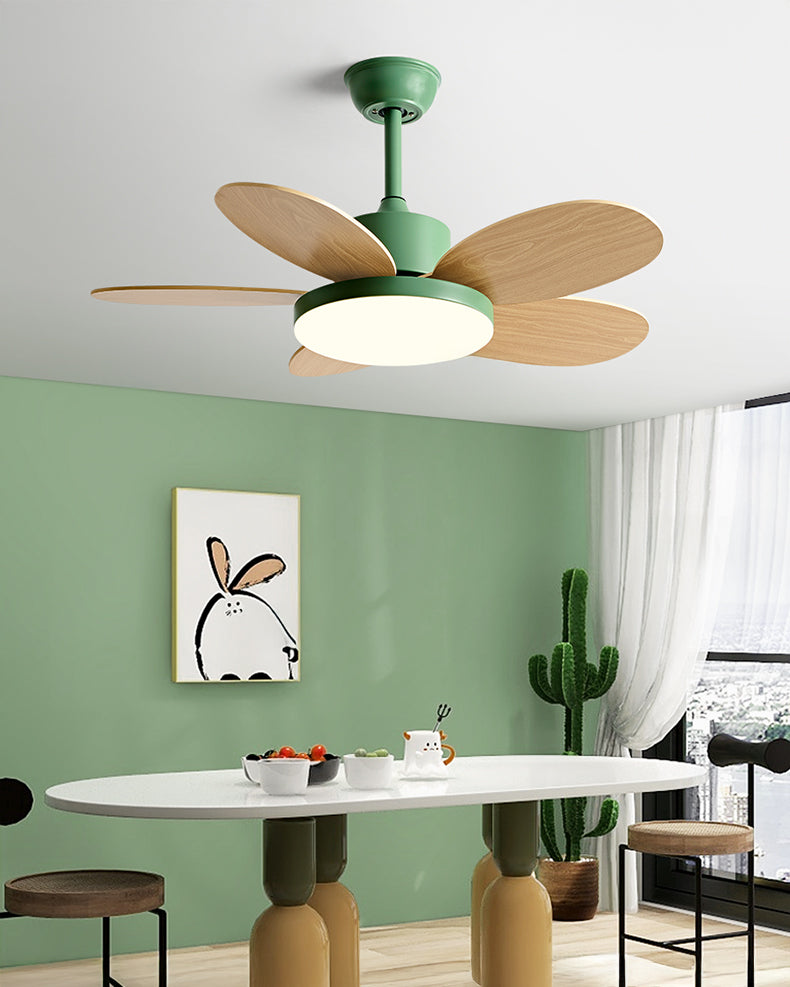 WOMO 5 Blade Children Ceiling Fan Lamp - WM5235