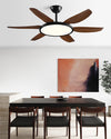 WOMO Modern 6 Blade Ceiling Fan Lamp - WM5238 thumbnail