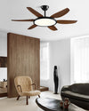 WOMO Modern 6 Blade Ceiling Fan Lamp - WM5238 thumbnail
