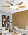 WOMO Modern 6 Blade Ceiling Fan Lamp - WM5238 thumbnail