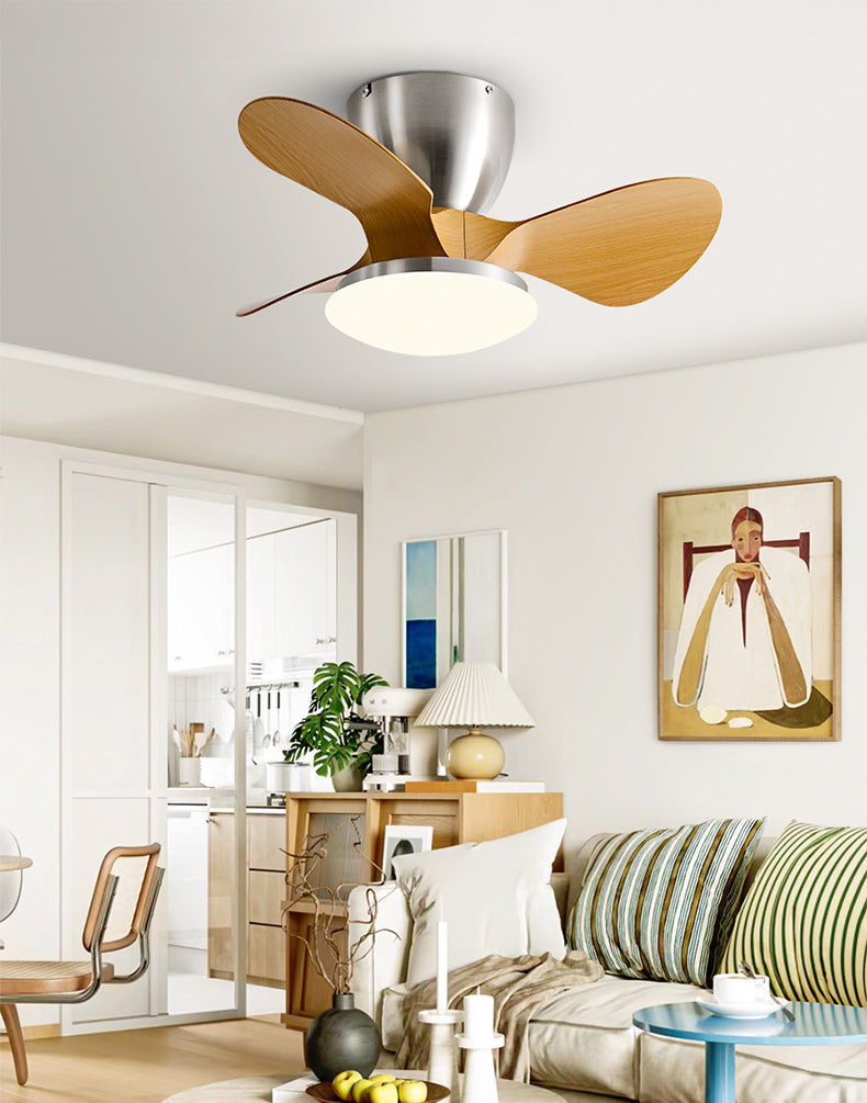 WOMO Small Low Profile Ceiling Fan Lamp - WM5240