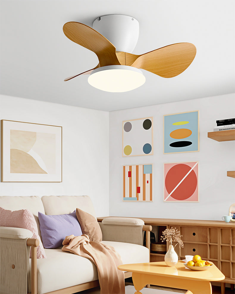 WOMO Small Low Profile Ceiling Fan Lamp - WM5240