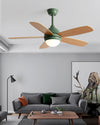WOMO Modern 5 Blade Ceiling Fan Lamp - WM5247 thumbnail