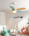 WOMO Modern 5 Blade Ceiling Fan Lamp - WM5247 thumbnail