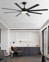 WOMO 8 Blade Big Ceiling Fan Lamp - WM5257 thumbnail