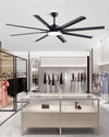 WOMO 8 Blade Big Ceiling Fan Lamp - WM5257 thumbnail