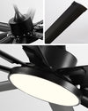 WOMO 8 Blade Big Ceiling Fan Lamp - WM5257 thumbnail