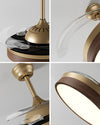 WOMO Retractable Blade Ceiling Fan Lamp - WM5265 thumbnail