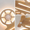 WOMO Propeller Low Profile Ceiling Fan Lamp - WM5275 thumbnail