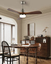 WOMO Mid Century Modern Ceiling Fan Lamp - WM5276 thumbnail