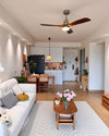 WOMO Mid Century Modern Ceiling Fan Lamp - WM5277 thumbnail