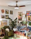 WOMO Mid Century Modern Ceiling Fan Lamp - WM5278 thumbnail