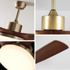 WOMO Mid Century Modern Ceiling Fan Lamp - WM5279 thumbnail