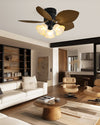 WOMO Flower Low Profile Ceiling Fan Lamp - WM5282b thumbnail