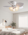 WOMO Flower Low Profile Ceiling Fan Lamp - WM5282b thumbnail