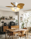 WOMO Flower Low Profile Ceiling Fan Lamp - WM5282b thumbnail