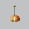 WOMO Pumpkin Wood Pendant Light-WM2105 thumbnail