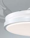 WOMO Retractable White Ceiling Fan Lamp-WM5079 thumbnail