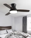 WOMO Black Low Profile Ceiling Fan Lamp-WM5053 thumbnail