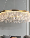WOMO Fringe Round Crystal Chandelier-WM2362 thumbnail