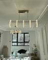 WOMO Rose Gold Long Oval Chandelier-WM2402 thumbnail