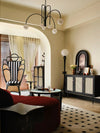 WOMO Glass Globe Arm Chandelier-WM2522 thumbnail
