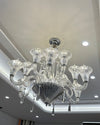 WOMO Tiered Candelabra Glass Chandelier-WM2400 thumbnail