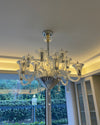 WOMO Tiered Candelabra Glass Chandelier-WM2400 thumbnail