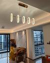 WOMO Rose Gold Long Oval Chandelier-WM2402 thumbnail