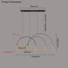 WOMO Arc Rainbow Pendant Chandelier-WM2063 thumbnail