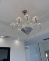 WOMO Tiered Candelabra Glass Chandelier-WM2400 thumbnail