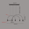 WOMO Arc Rainbow Pendant Chandelier-WM2063 thumbnail