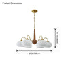 WOMO Retro Milk Glass Chandelier-WM2303 thumbnail