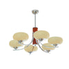 WOMO Swoop Arm Milk Glass Chandelier-WM2302 thumbnail