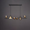 WOMO Linear Glass Globe Chandelier-WM2257 thumbnail